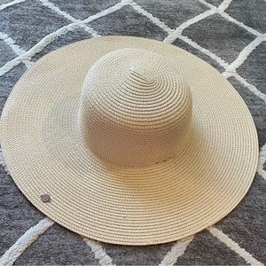 CALIA Women's Wide Brim Straw Hat
